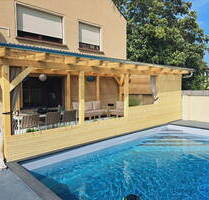 Provisionsfrei! Zwei Einfamilienhäuser, Sauna, Kamin, Pool und viel Garten - Markranstädt Frankenheim