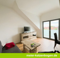 2-Zimmer-Dachgeschosswohnung mit Aufzug, Küche und Balkon in Lenting