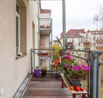 WERTBESTÄNDIGER ALTBAU IN BESTLAGE Vermietete 3-Raum-Wohnung mit Balkon und edler Ausstattung - Leipzig Gohlis-Süd