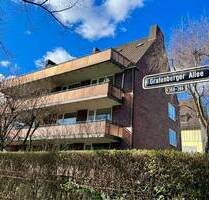Sanierte 3-Zimmer-Wohnung mit 2x Balkonen am Staufenplatz in Düsseldorf-Grafenberg