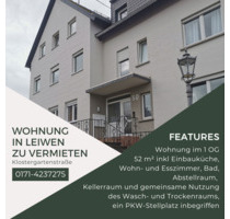 Schöne Wohnung mit Einbauküche und Stellplatz in Leiwen