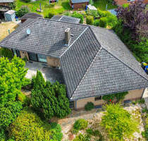 Großzügiger Winkelbungalow mit Einliegerwohnung und Vollkeller in ruhiger Wohnlage - Clenze