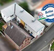 DIETZ: FREIWERDENDE 3 Wohnungen in 2 Häusern inklusive 3 Garagen, Innenhof und Garten Schaafheim