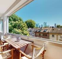 Lichtdurchflutete Wohnung mit Skyline-Blick nahe Palmengarten - Frankfurt am Main Westend-Süd