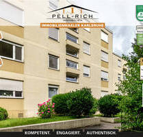 GRÜNRUHE: Geräumige 4-Zi.-Wohnung mit Balkon und Tiefgaragenstellplatz in Durlach-Bergwald zur Miete - Karlsruhe