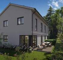 Mit Fußbodenheizung, Wärmepumpe usw.: Neubau-Doppelhaus für zwei Familien inkl. Grundstück in Bernau - Bernau bei Berlin