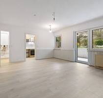 Bezugsfreie 1-Zimmer-Wohnung mit Terrasse, Einbauküche und Gartenmitnutzung - Ettlingen Bruchhausen