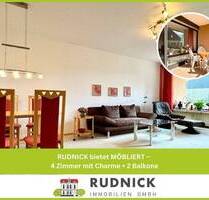 RUDNICK bietet MÖBLIERT - 4 Zimmer mit Charme + 2 Balkone - Wunstorf Wunstorf - Südost