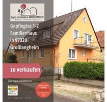 Ruhig. Gepflegt. Bezugsfrei. – 1–2 Familienhaus mit Garten & Garage - Großlangheim