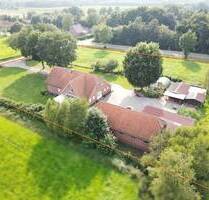 Idyllische fast Alleinlage! Großes Wohnhaus mit Nebengebäude... - Ostrhauderfehn Potshausen