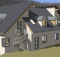 Erstbezug energieeffiziente DG Mietwohnungen (KfW55) im Neubau - Gemünden