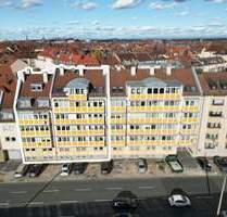 Zentral gelegene, vermietete 2-Zi.-Whg. mit Balkon, Wintergarten & TG-Stpl. in Gibitzenhof, Nürnberg