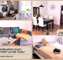 Voll möblierte, gemütliche Wohnung im klassischen Leipziger Altbaustil in der Süd-Vorstadt