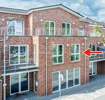 Moderne Obergeschosswohnung mit Balkon - Erstbezug im Stadtkern von Papenburg