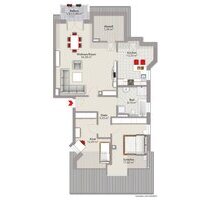 3-Zimmer-Dachgeschoss-Wohnung in Landsberg-West