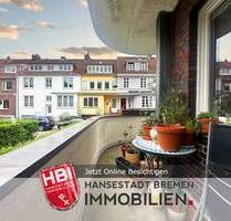 Östliche Vorstadt Zentrale 3-Zimmer-Wohnung mit Balkon und Loggia - Bremen Fesenfeld