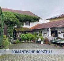 IDYLLISCH UND ROMANTISCHE 3-SEIT HOFSTELLE MIT FERIENWOHNUNG, TIERHALTUNG GEEIGNET & PVA - Witzmannsberg Kafering