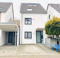 Modernes Kettenhaus in Waiblingen-Beinstein - Naturnahe Familienidylle am Feldrand