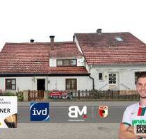 Komplettes Doppelhaus - eine Haushälfte zum Gestalten, eine mit zuverlässiger Mieterin - Buttenwiesen