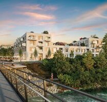 Barrierefreie 1,5-Zimmer-Wohnung mit Lech- und Altstadtblick in Landsbergs neuer Bestlage - Landsberg am Lech Stadtgebiet