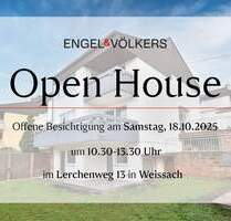 Open House am 18.10.2025, 10:30 bis 13:30 Uhr im Lerchenweg 13 in Weissach