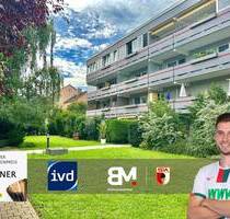 Leerstehend! 2-Zimmer-Wohnung mit verglaster Loggia, Balkon und TG-Stellplatz in Augsburg-Pfersee - Augsburg / Pfersee