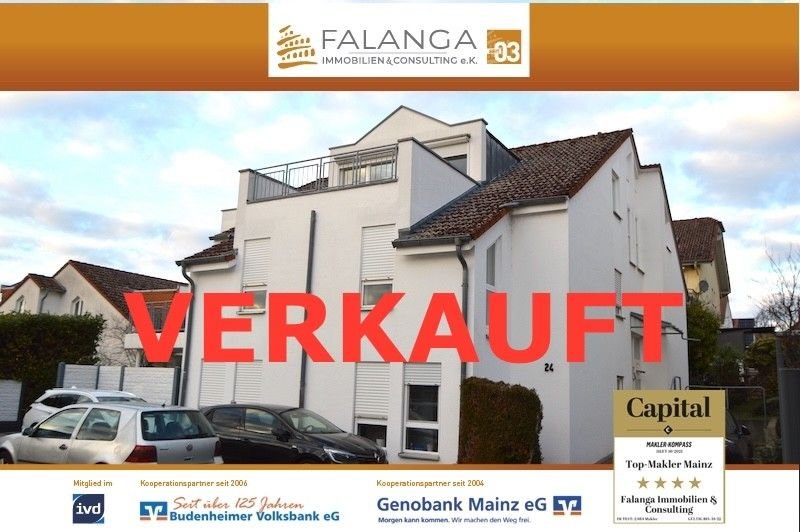 Falanga Immobilien - Einzigartig traumhafte Wohnung mit herrlicher Sonnenterrasse und Wahnsinnsblick in den Rheingau - Budenheim