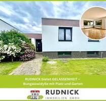 RUDNICK bietet GELASSENHEIT - Bungalowidylle mit Platz und Garten - Wunstorf / Luthe