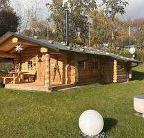 Skihütte - Wochenendhaus - Gartenlaube - Vollholzstämme, Handarbeit - Preis Musterhaus - Rodewisch