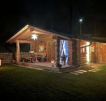 Skihütte - Wochenendhaus - Gartenlaube - Vollholzstämme, Handarbeit - Preis Musterhaus - Rodewisch
