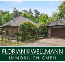 Osterholz-Scharmbeck | Geräumiges Einfamilienhaus mit Kamin, großem Garten mit Saunahaus und Doppelgarage in idyllischer Waldrandlage