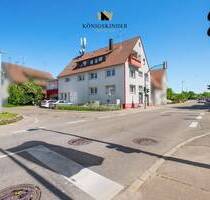 Attraktives Mehrfamilienhaus, zwei großzügigen Wohneinheiten, gewerblichem Bereich, Ausbaupotenzial - Weinstadt