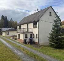 Alleinlage - Wohnhaus mit Ferienbungalow, SchuppenStall UND viel Land zum Wohnen oder als FeWO´s - Markneukirchen Schönlind