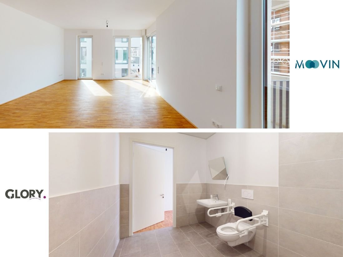 2-Zimmer-Wohnung mit BALKON und EBK, rollstuhlgerecht - Mainz Oberstadt