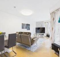 Helle Zwei-Zimmer-Wohnung mit eigenem Garten und Garage in Münster-Hiltrup