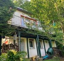 Massiv gebautes Ferienhäuschen mit Kamin und wunderbarer Aussicht auf eigenem Grundstück - Grünhainichen