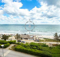 Top Lage! Sonne,Sand&Meer: komfortable Wohnung mit Balkon direkt am Strand und seitlichem Meerblick - Scharbeutz