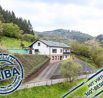 Weitblick über das Kesselinger Tal: Wohnhaus in ruhiger Ortsrandlage