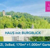 Haus mit Burgblick u. XXL-Garten, 3x Bad, 7 Zimmer - Braunfels Philippstein