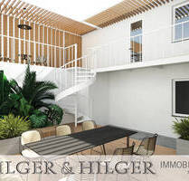 Wahrlich ein besonderer Rohdiamant: Bungalow mit 181 m² Wfl. plus individuelles Atrium über 2 Ebenen - München Thalk.Obersendl.-Forsten-Fürstenr.-Solln