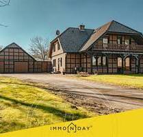 NEU: Charmantes Fachwerkhaus in Herzlake mit eigenem Wald!