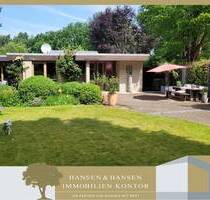 Großzügiger Bungalow in naturnaher Feldrandlage von Hamburg-Duvenstedt