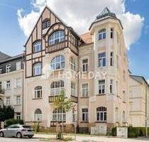 Ruhig, sonnig, stilvoll: 3-Zimmer-Wohnung mit Wintergarten in geschichtsträchtigem Haus - Freiberg