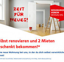 2 Monate Grundmiete GESCHENKT! - 504,00 EUR Kaltmiete, ca.  56,80 m² Wohnfläche in Dessau-Roßlau (PLZ: 06847) Alten