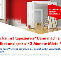 3 Monate Grundmiete GESCHENKT! - 535,00 EUR Kaltmiete, ca.  56,80 m² Wohnfläche in Dessau-Roßlau (PLZ: 06842) Innenstadt
