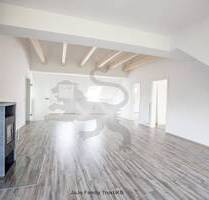 Mansarden-Appartement mit Wohnloggia, Panorama vor französischem Balkon & Kamin - Gera Windischenbernsdorf