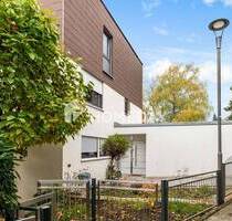 Abendsonne auf der Dachterrasse mit Fernblick: großzügig modernisiertes RMH mit Garten & Garage - Heidelberg Boxberg
