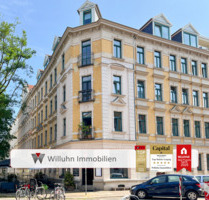 Freie Altbauwohnung in Bestlage (Schleußig)! 2-Zimmer-Wohnung mit kleinem Balkon - Leipzig