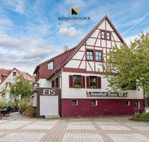Freistehendes Gebäude mit Gaststätte und Wohnung im Ortskern von Scharnhausen - Ostfildern