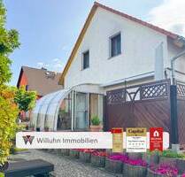 Gepflegtes Einfamilienhaus mit schönem Garten in ruhiger Siedlungslage | Doppelgarage - Krostitz